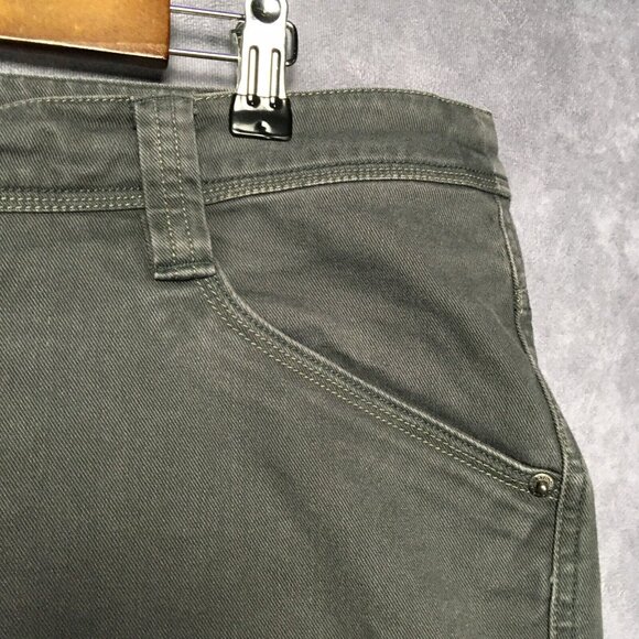 Marmot Men Cargo Shorts size 38 Gray Tech Work Trail Gusset Cotton Stretch Blend - Picture 15 of 15